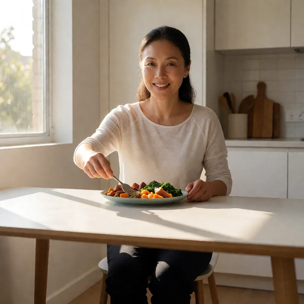 Alimentación saludable recomendada para tonificar piernas con proteínas y vegetales