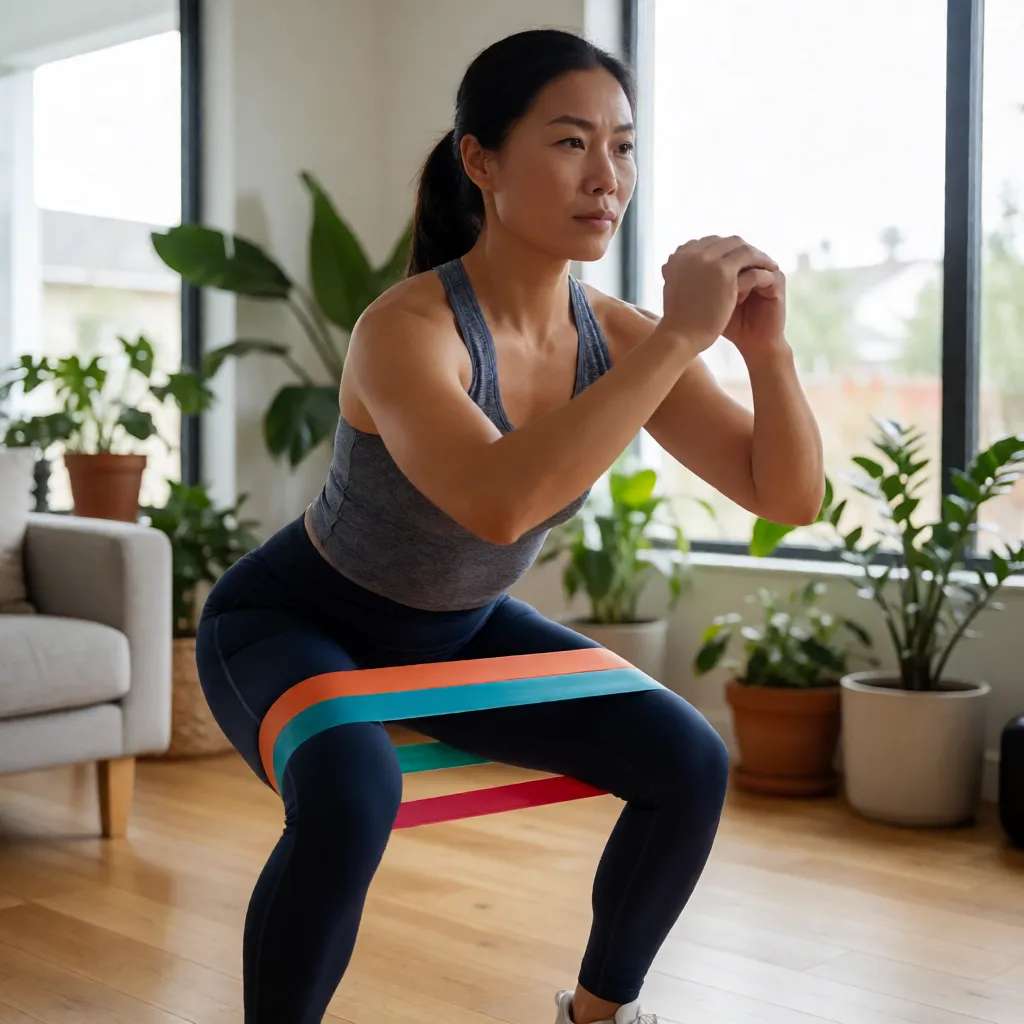 Comparativa de bandas elásticas para entrenamiento de piernas y glúteos en casa