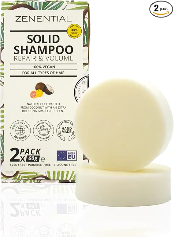 Zenential Pack 2 Champú Sólido 100g