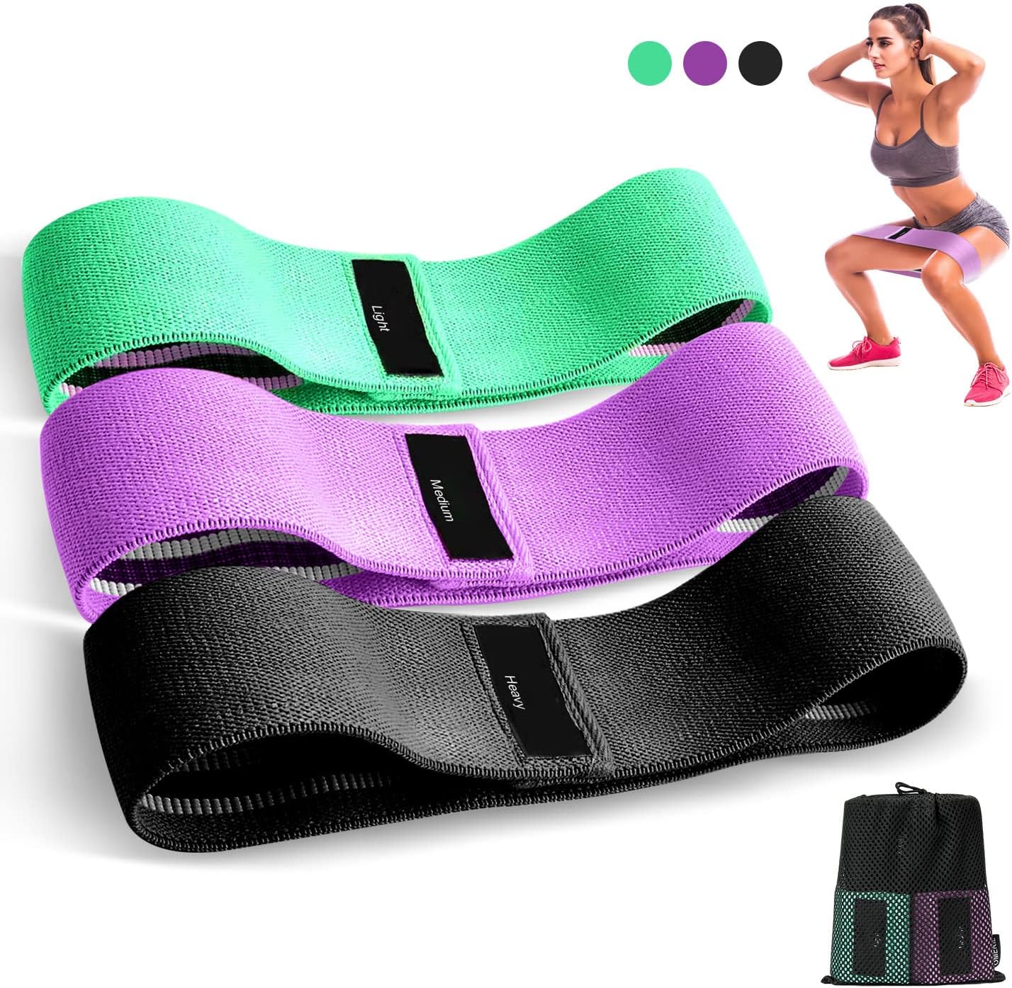Suright Bandas Elásticas Glúteo Set 3 Niveles