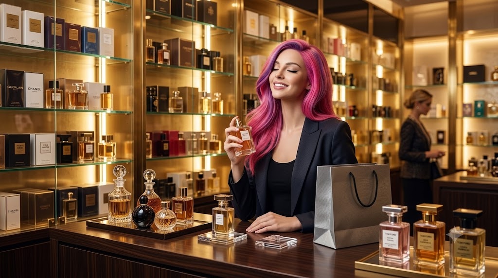 Lolita Coconut recomendando perfumes para hombre, selección de fragancias