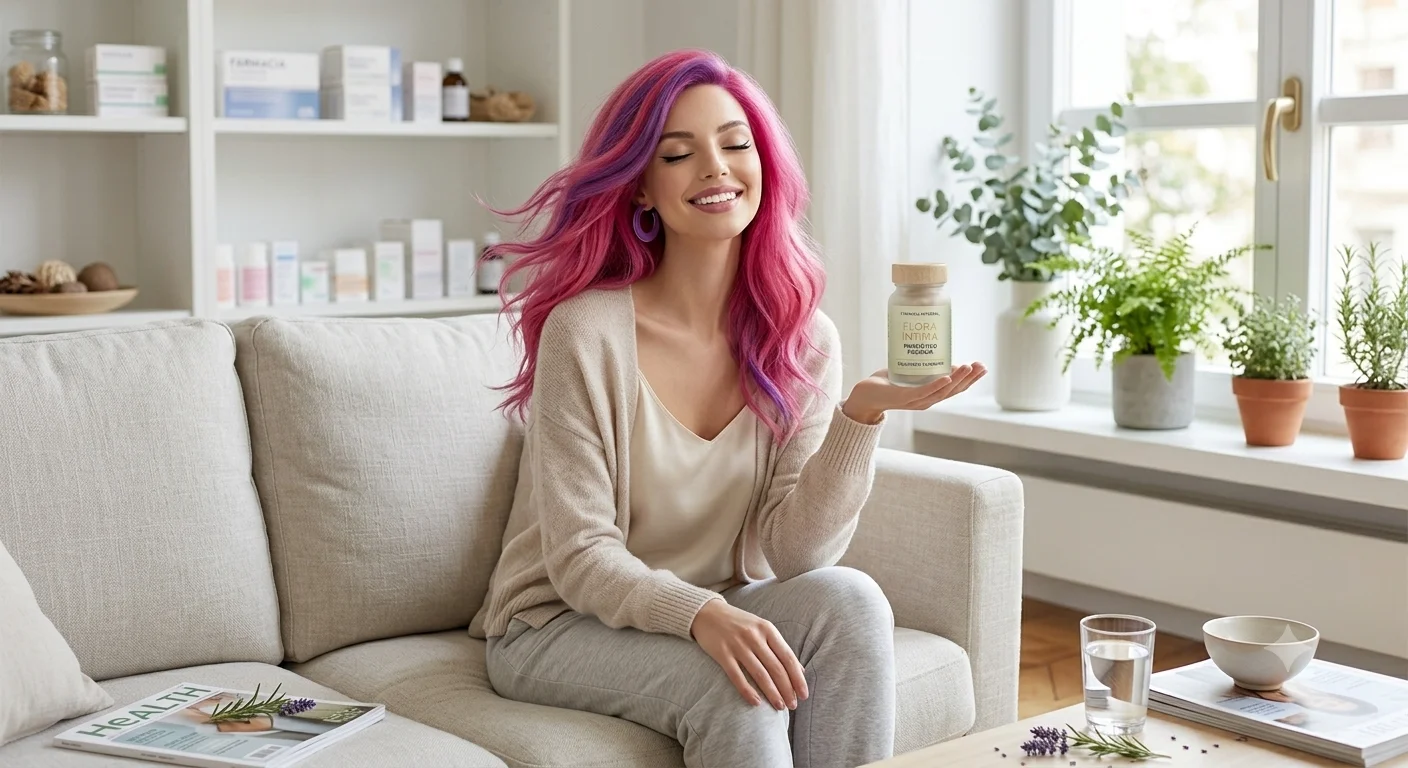 Lolita Coconut recomendando probióticos para la flora íntima en farmacia 2026