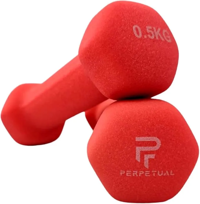 Perpetual Mancuernas Disponibles en 0.5KG/1KG/1.5KG/2KG/3KG/4KG/5KG