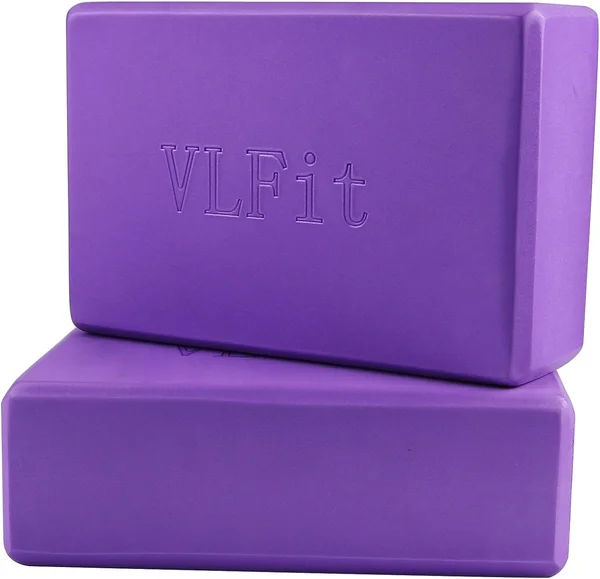 VLFit Juego de 2 Bloques de Yoga EVA — El Accesorio Imprescindible para Empezar