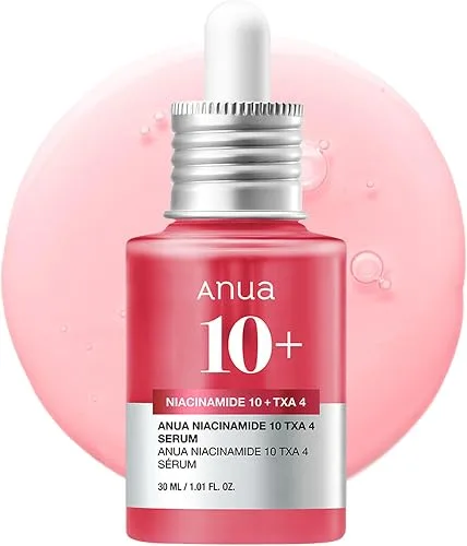 ANUA Niacinamide 10 + TXA 4 Serum, Hyaluronic Acid, Tranexam