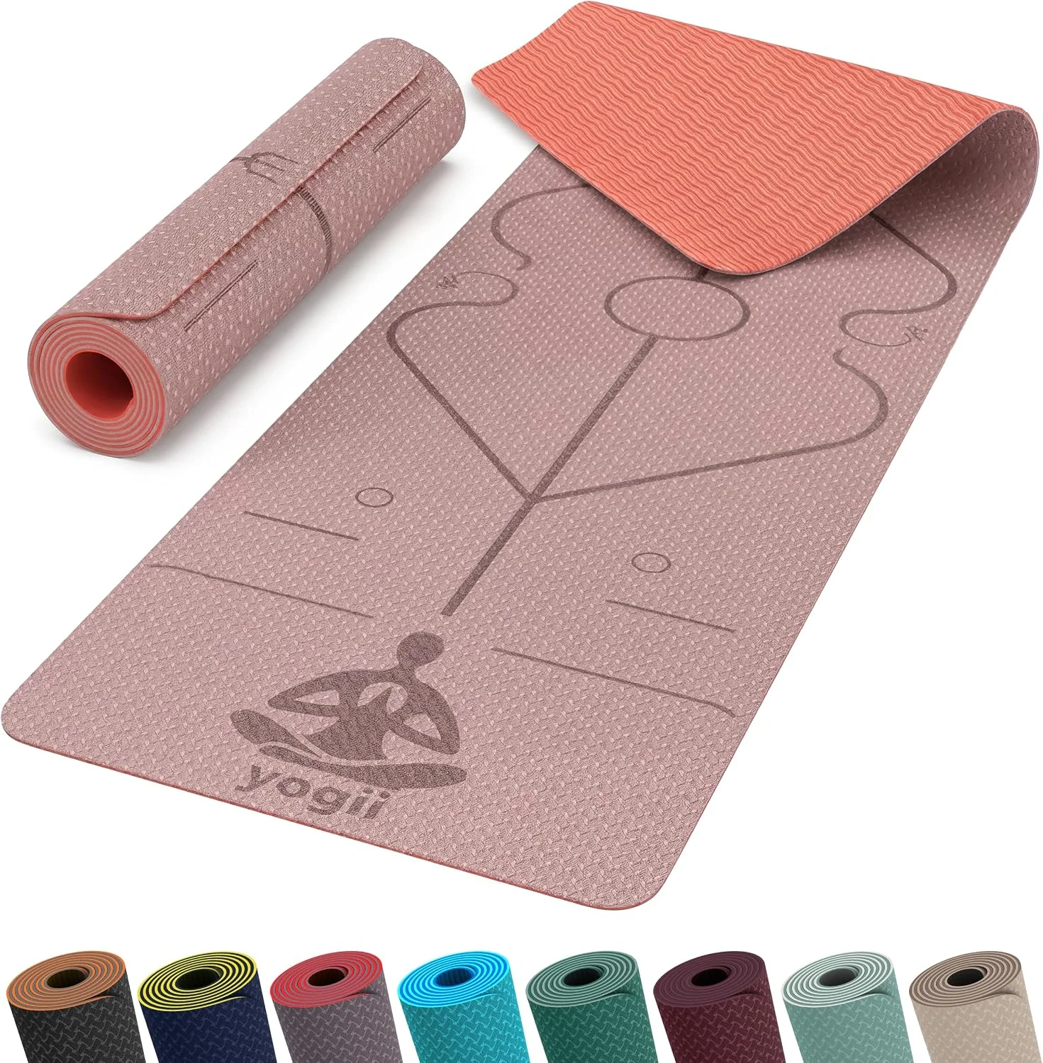 Yogii Esterilla de Yoga 6 mm Antideslizante