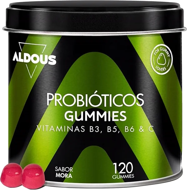 ALDOUS Probióticos Intestinales 120 Gummies
