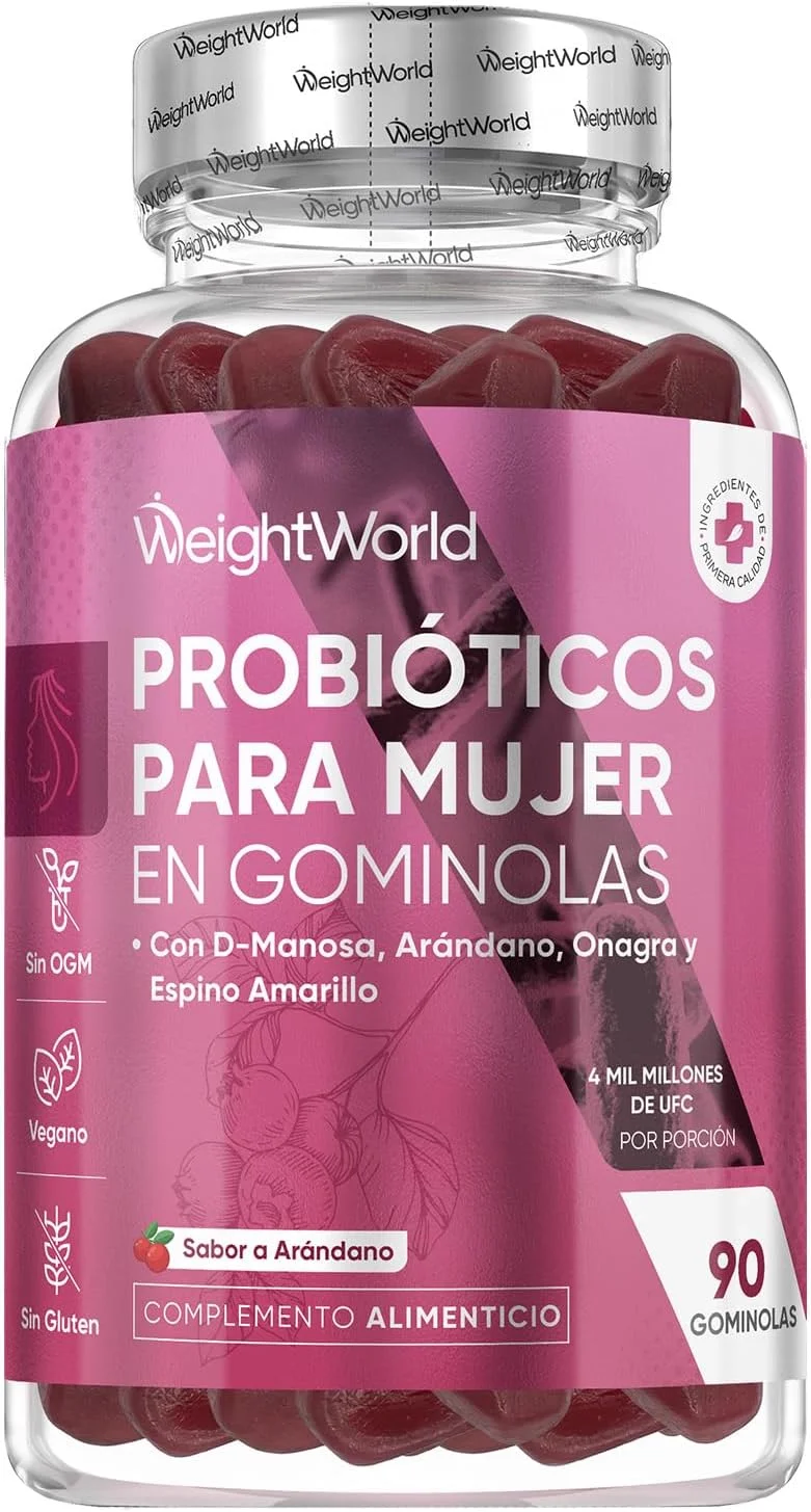 Probióticos Mujer Flora Íntima 90 gom. — Con D-Manosa y Onagra