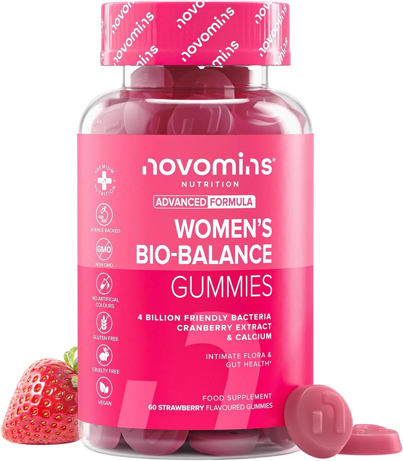 Novomins Women's Bio Balance — Probióticos en Gominolas