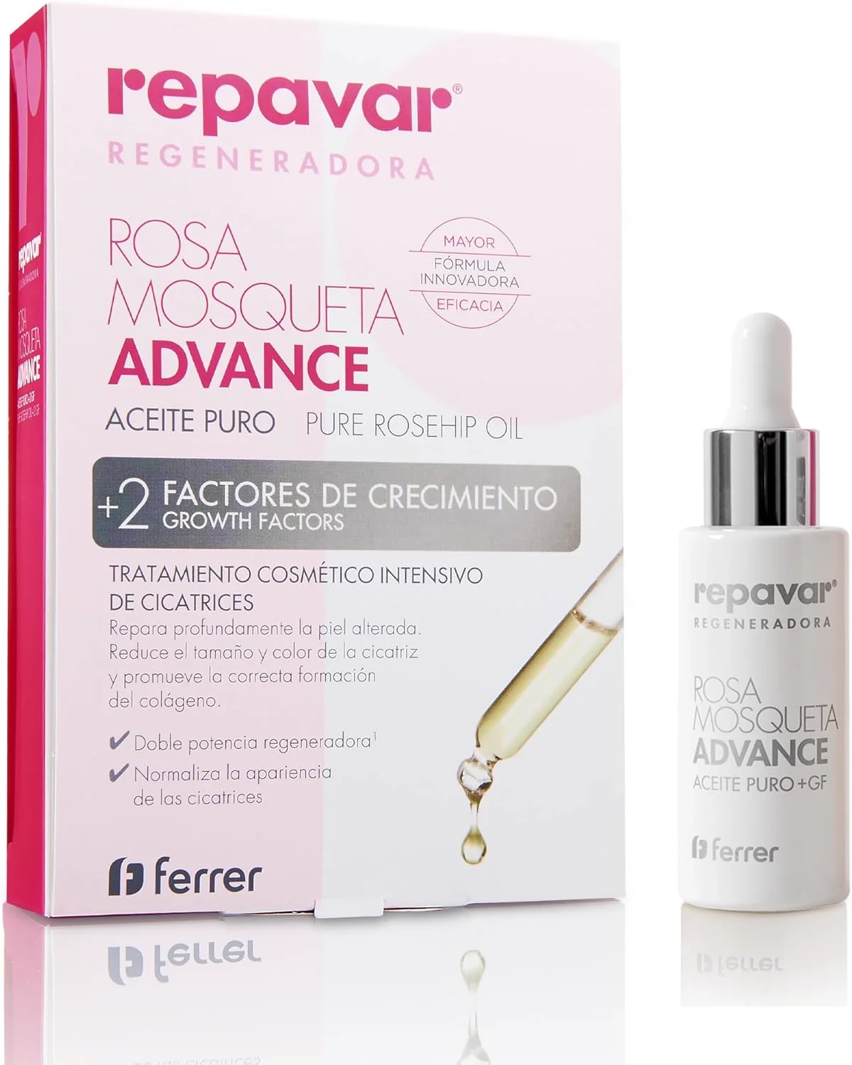 Repavar Aceite Puro Rosa Mosqueta Advance 15ml
