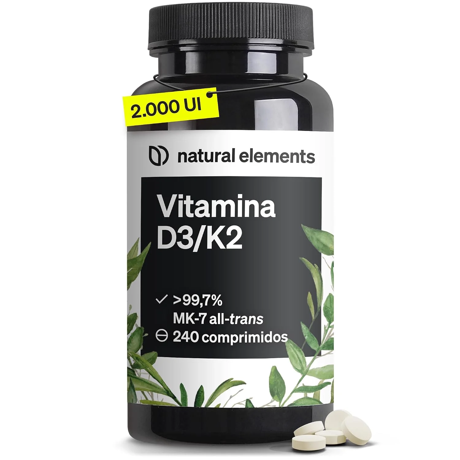 Vitamina D3 y K2 Premium MK7