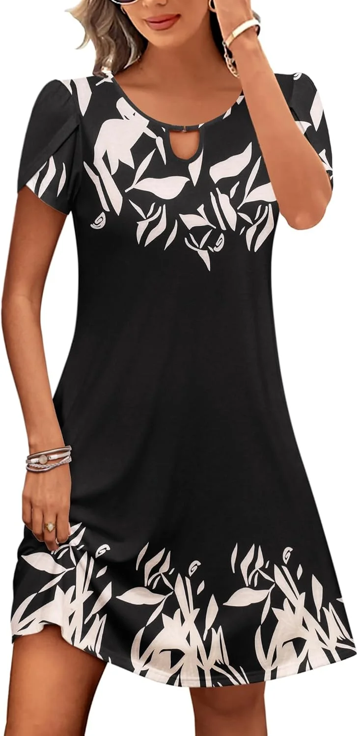 Zeagoo Vestido Midi Verano Mujer Casual Tirantes